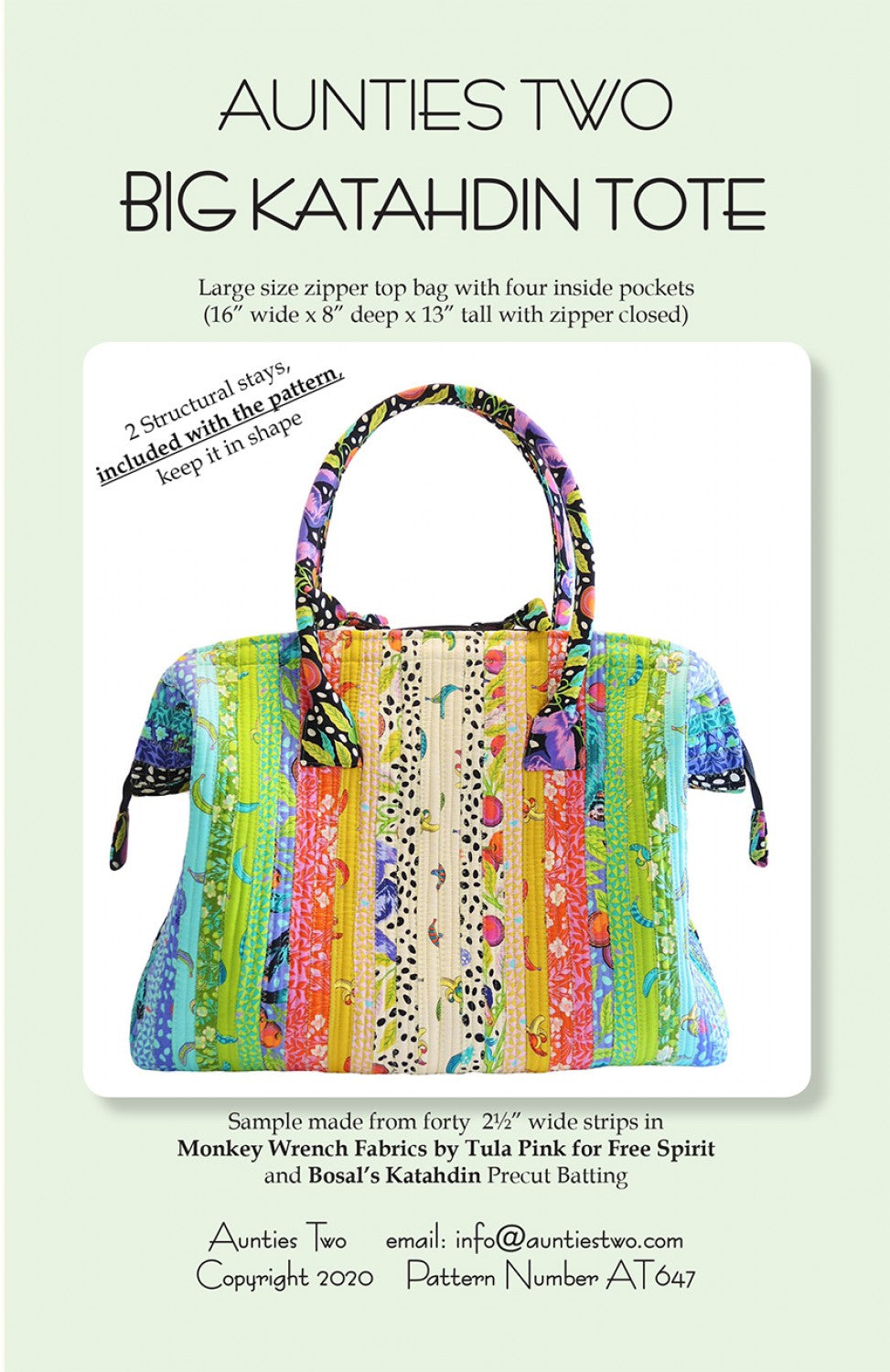 PATTERN BIG KATAHDIN TOTE