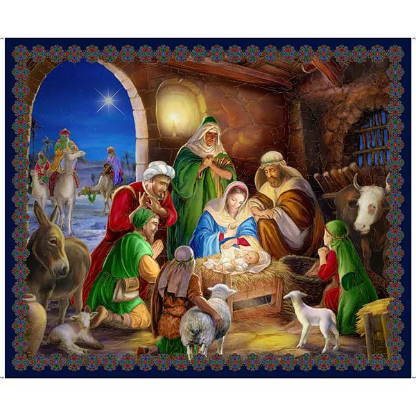 A King is Born Nativity Panel 2600 30410-X