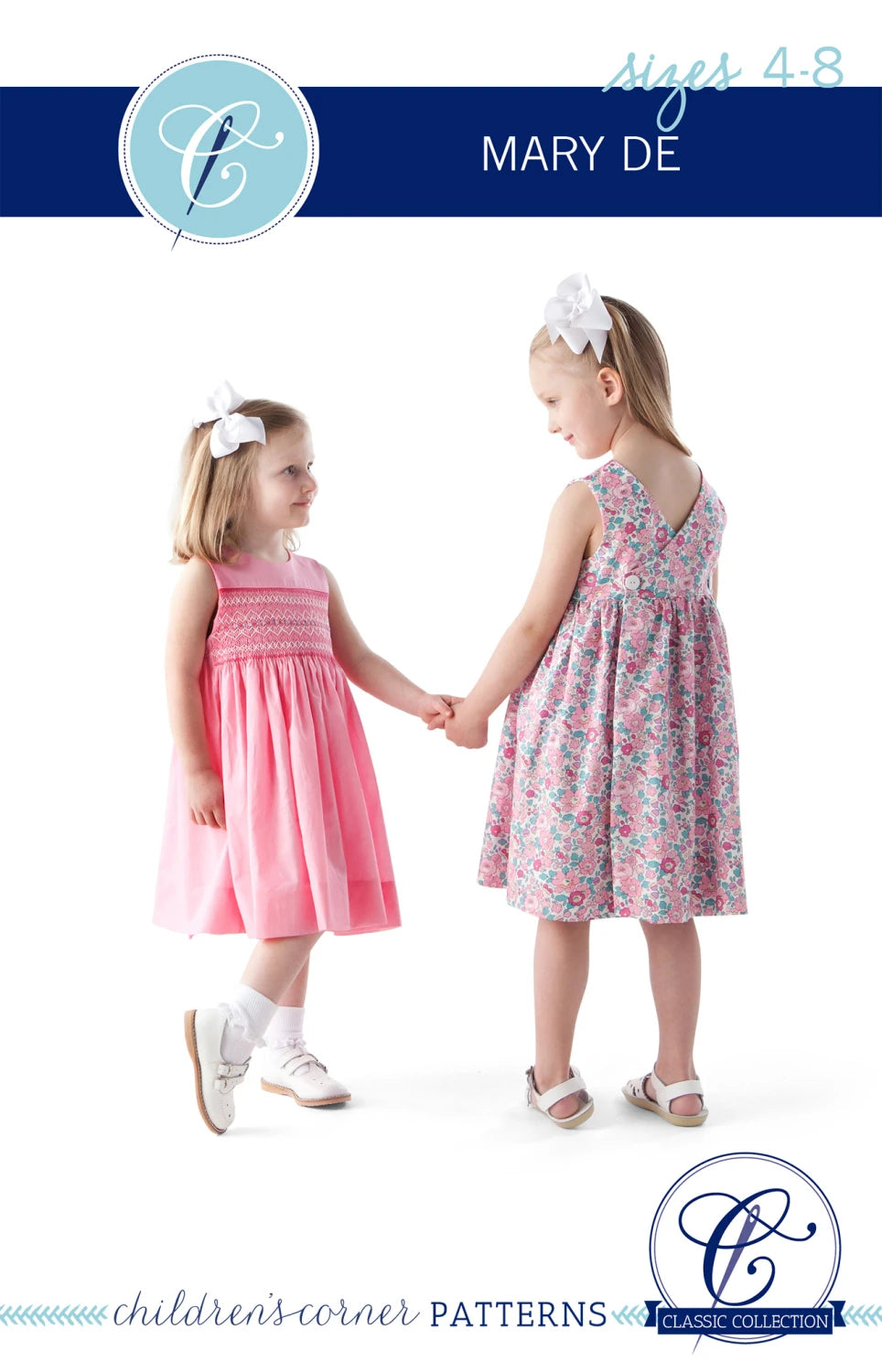 Mary De 4 to 8 year Dress Pattern