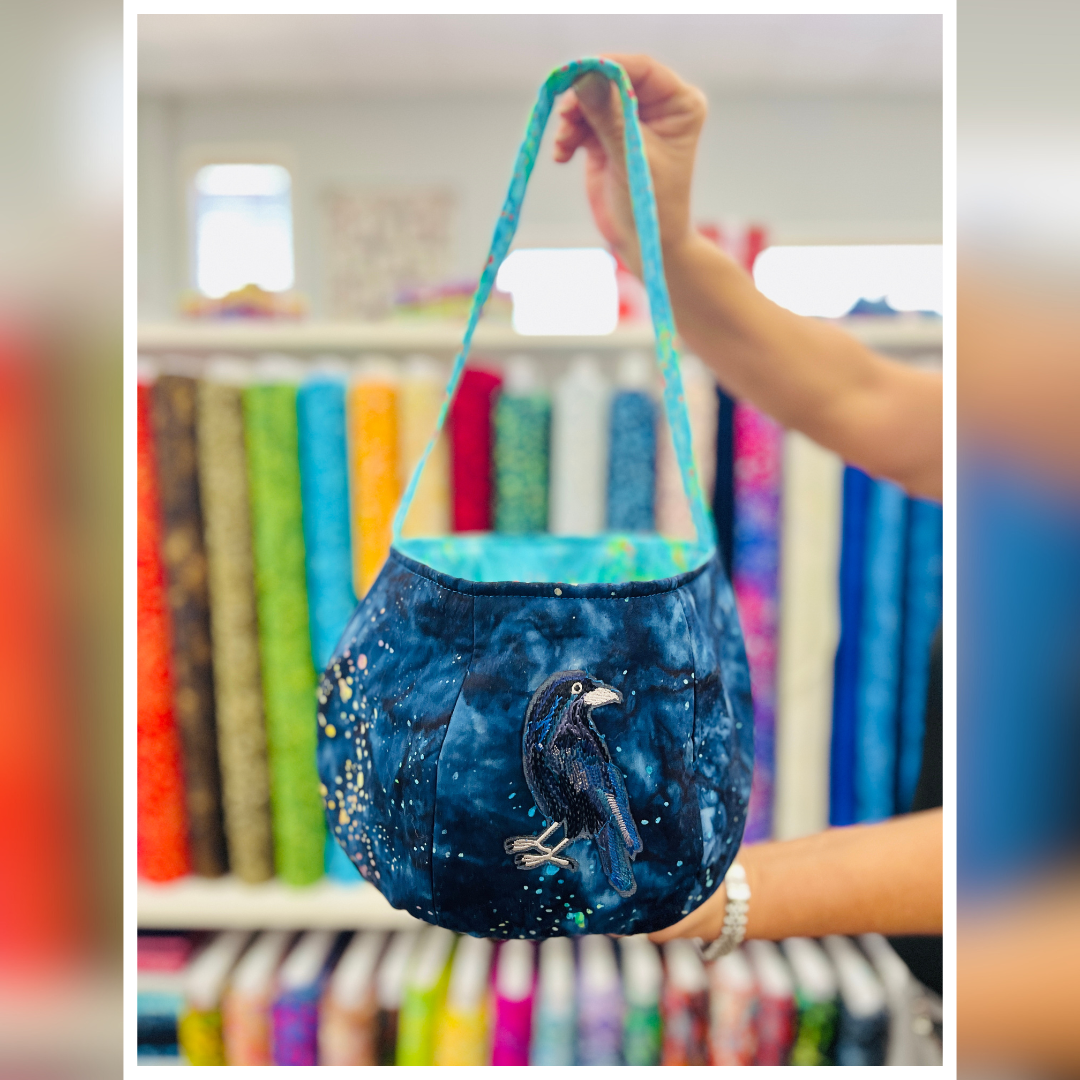 Halloween Pumpkin Candy Tote Class at SA
