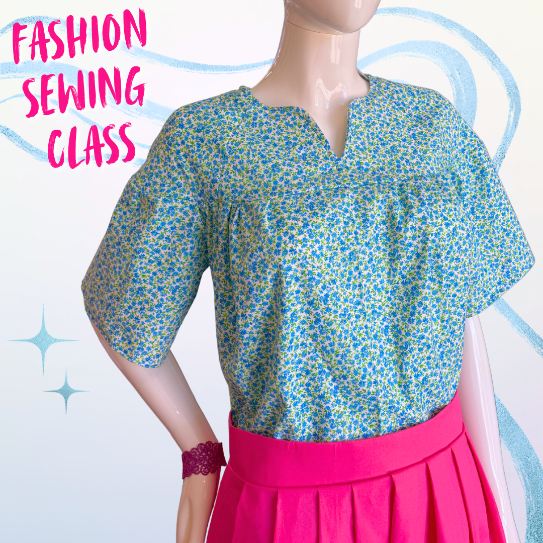 Wed, Sep 23rd at UC - Positano Dress and Top Beginner Fashion Class 10:30-3:30pm