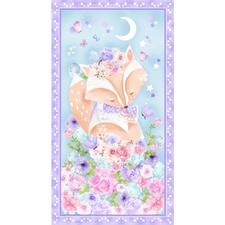 Fox in the Garden Aqua DDC10516-AQUA-D