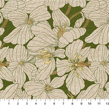 Grove Canvas Green Floral CL90929-70