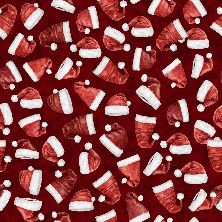 Holly Jolly Santa Hat Toss Brick Red 31162R