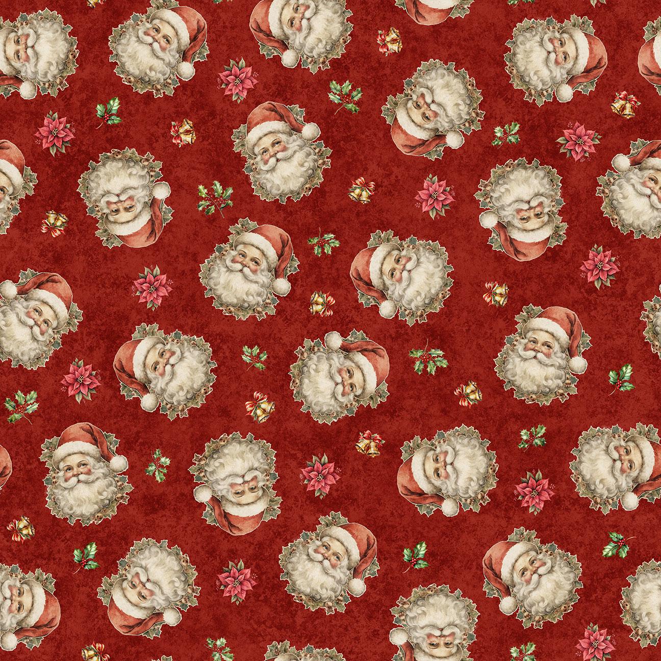 Holly Jolly Santa Portraits Red 31161R