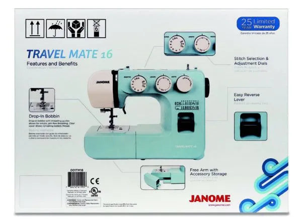 Janome Travel Mate 16 - Available for in-store purchase only.