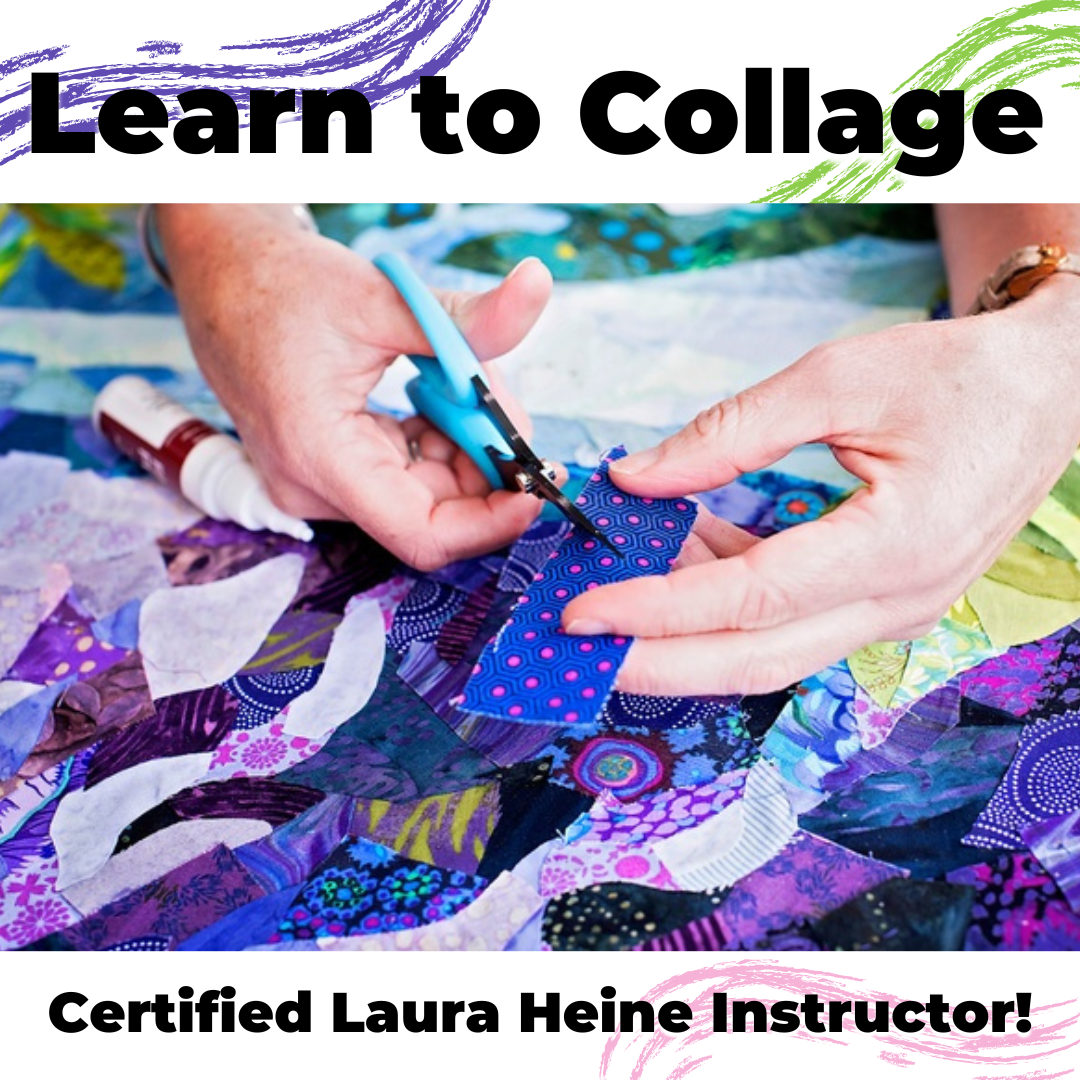 Mon/Tue Oct 5th/13th at SA - 2 Part Learn to Collage Workshop 10:30am