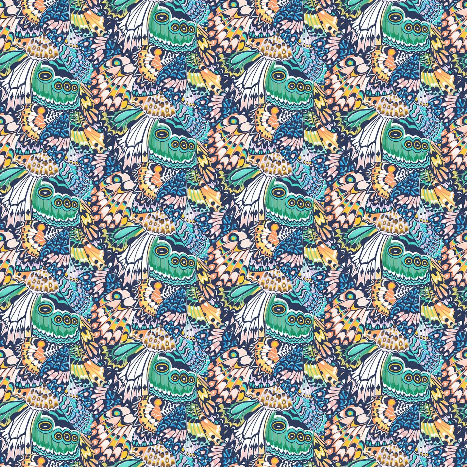 Magic Garden Butterfly Wings Blue Multi 90707-45
