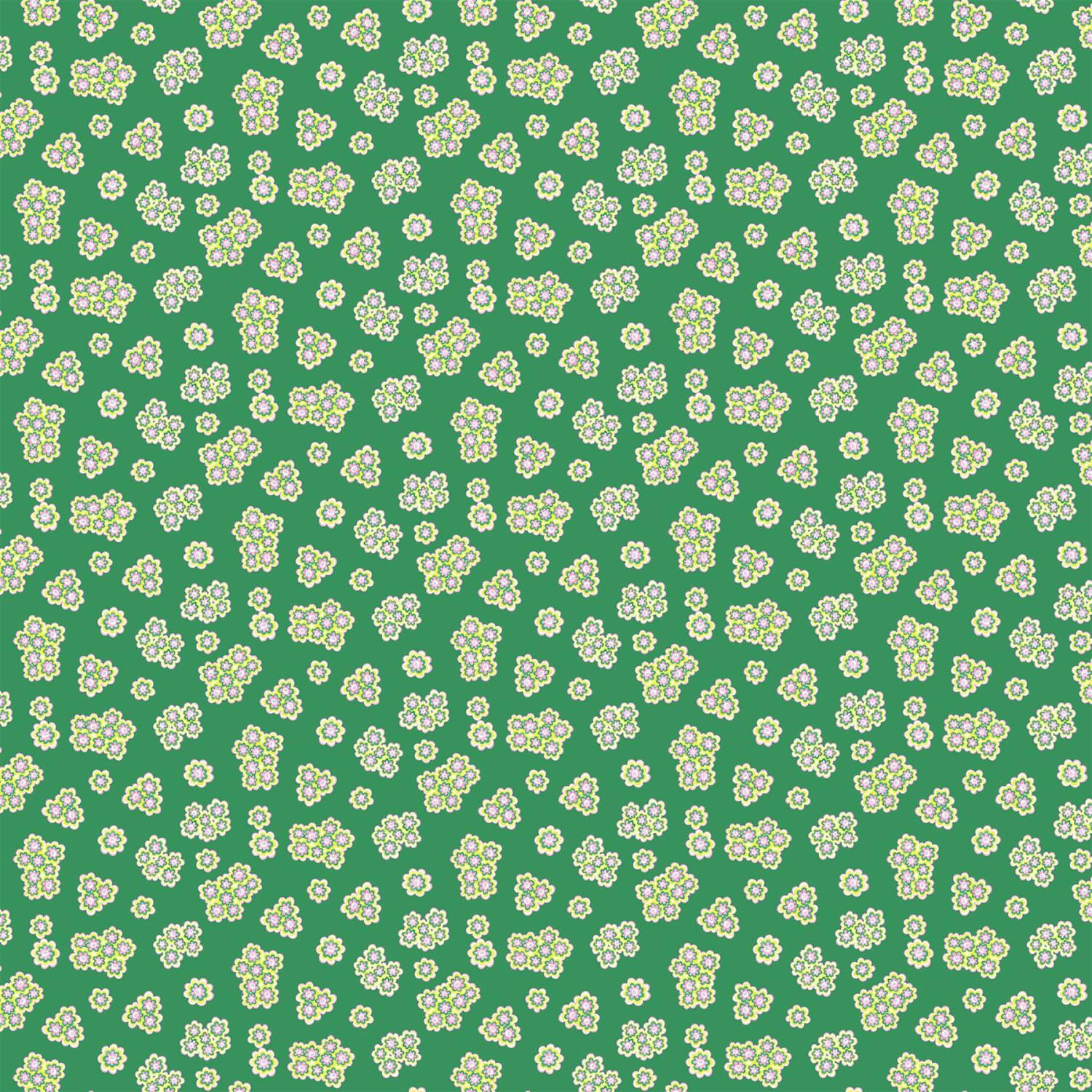 Magic Garden Groovy Daisy Green 90712-74