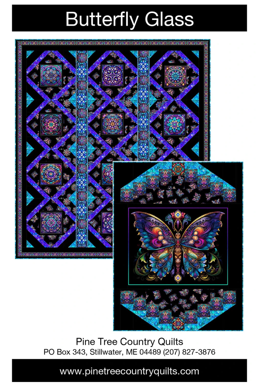 Butterfly Glass Night Flight