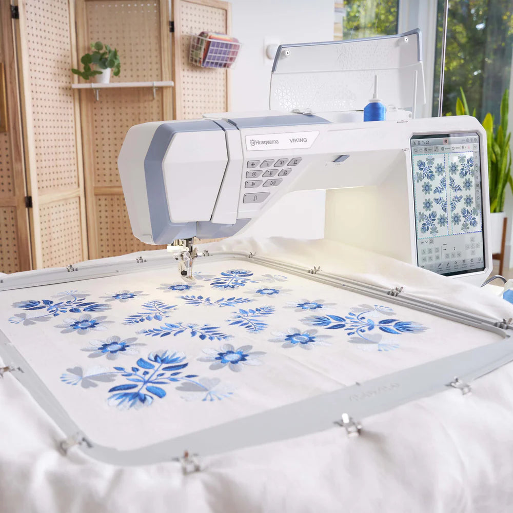 Husqvarna Viking Designer Epic 3 Sewing & Embroidery Machine Nordic Frost - Call For Details!