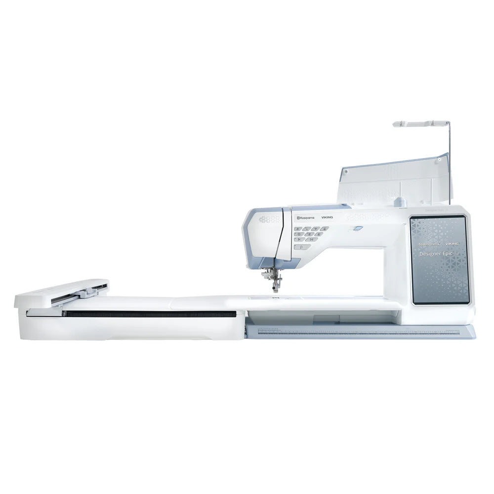Husqvarna Viking Designer Epic 3 Sewing & Embroidery Machine Nordic Frost - Call For Details!