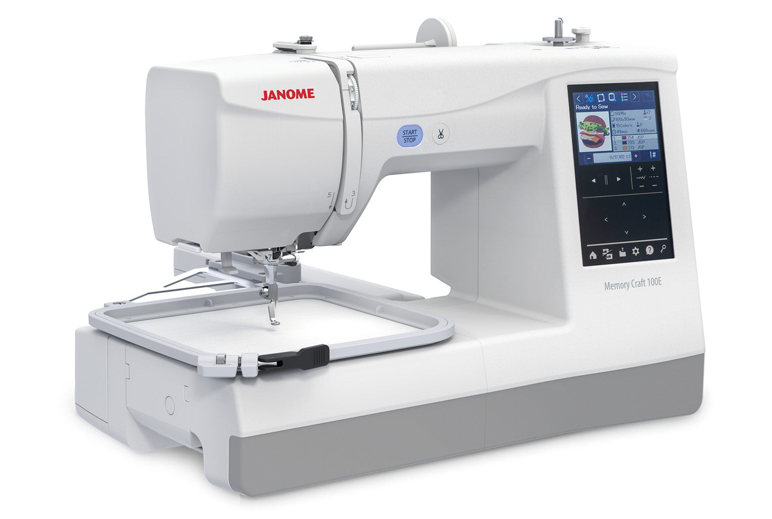 Janome Memory Craft 100e - Embroidery Machine