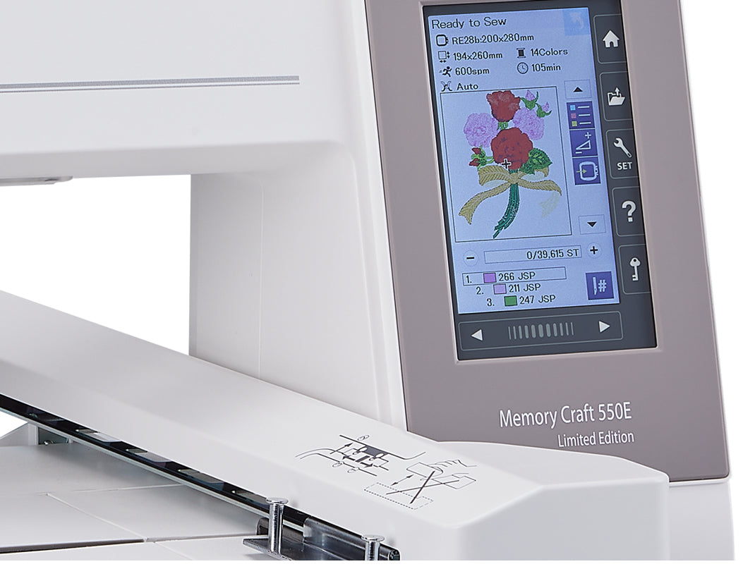 Janome Memory Craft 550e Limited Edition