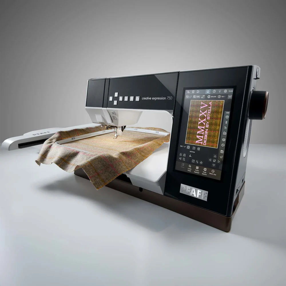 PFAFF® creative expression™ 750 Sewing & Embroidery Machine – Large Embroidery & Precision