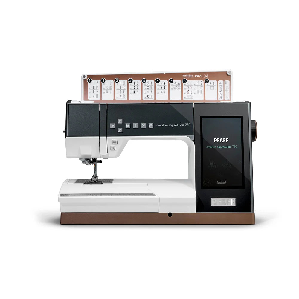 PFAFF® creative expression™ 750 Sewing & Embroidery Machine – Large Embroidery & Precision