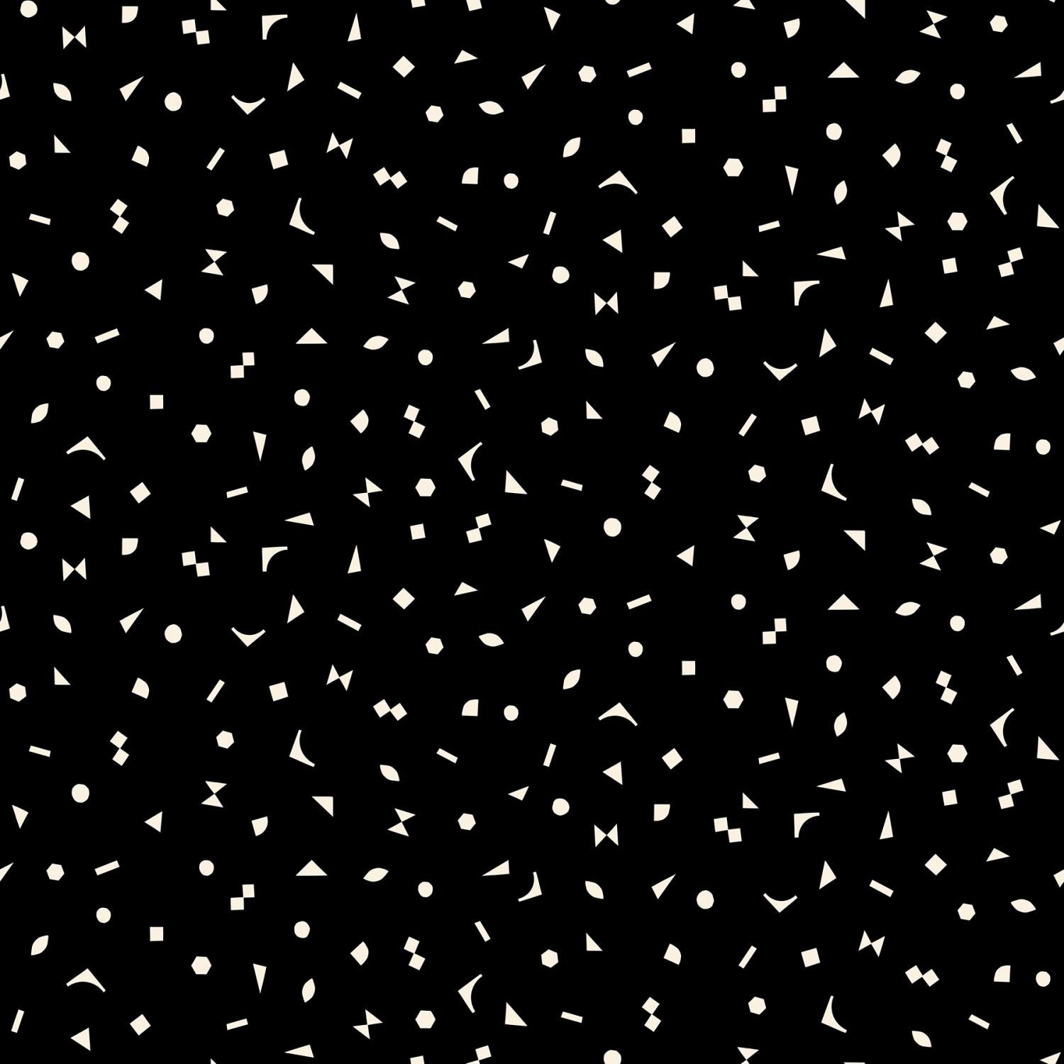 Achroma Quiltfetti Black RS5097 14 Ruby Star Society Geometric Shapes Confetti