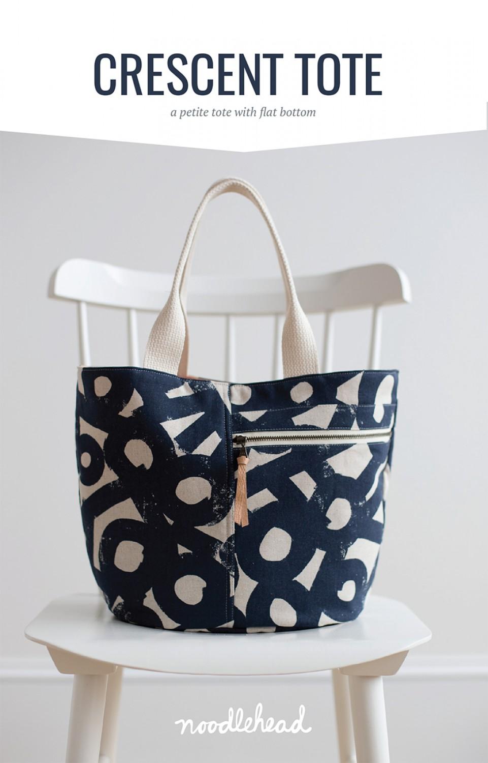 Crescent Tote Pattern by Noodlehead