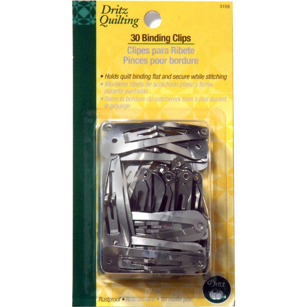 DRITZ QUILTING BINDING CLIPS – Grome's Sewing Machine Company
