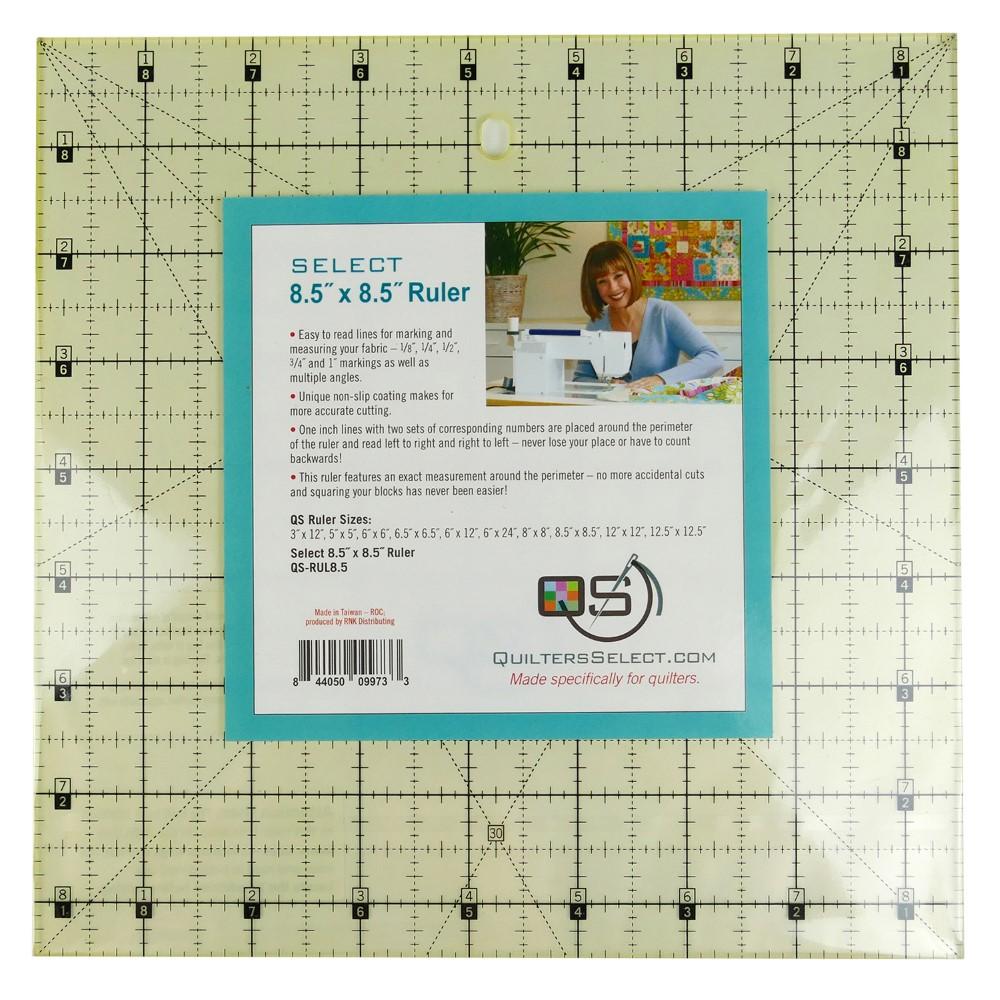 QS "8.5 X 8.5" NON-SLIP RULER