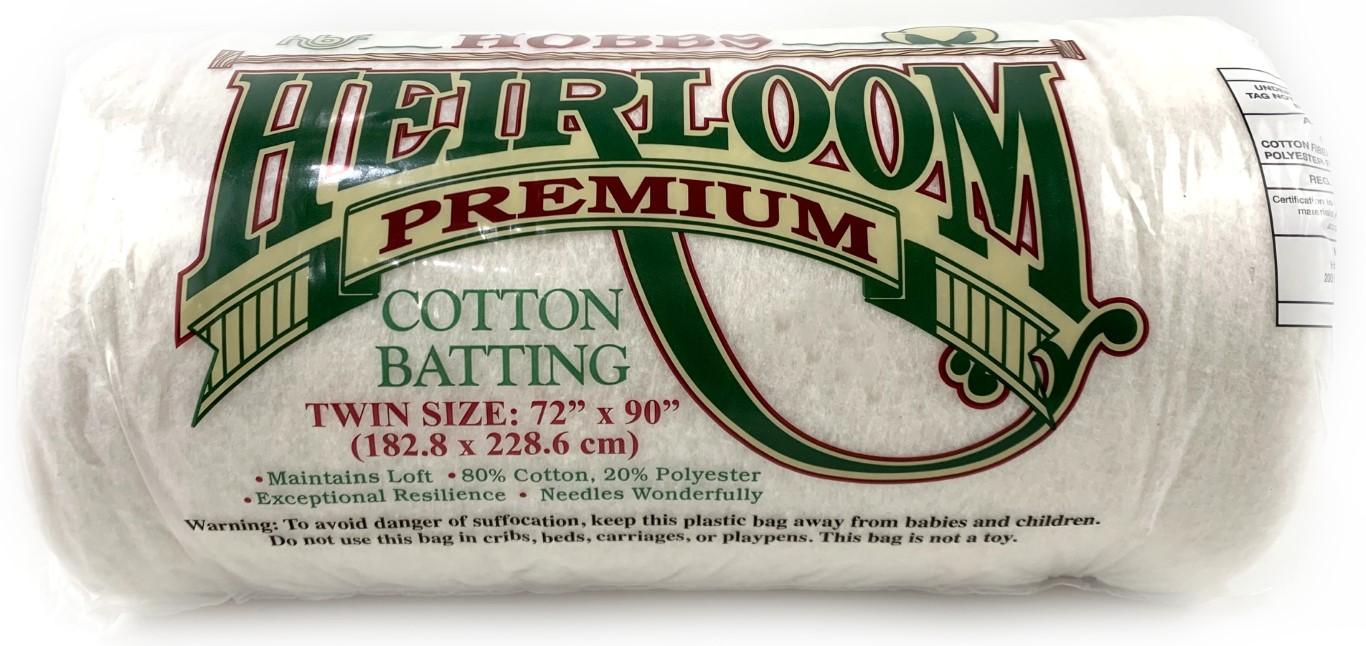 HOBBS Heirloom Premium 80/20 Cotton/Poly Blend Twin 72x90