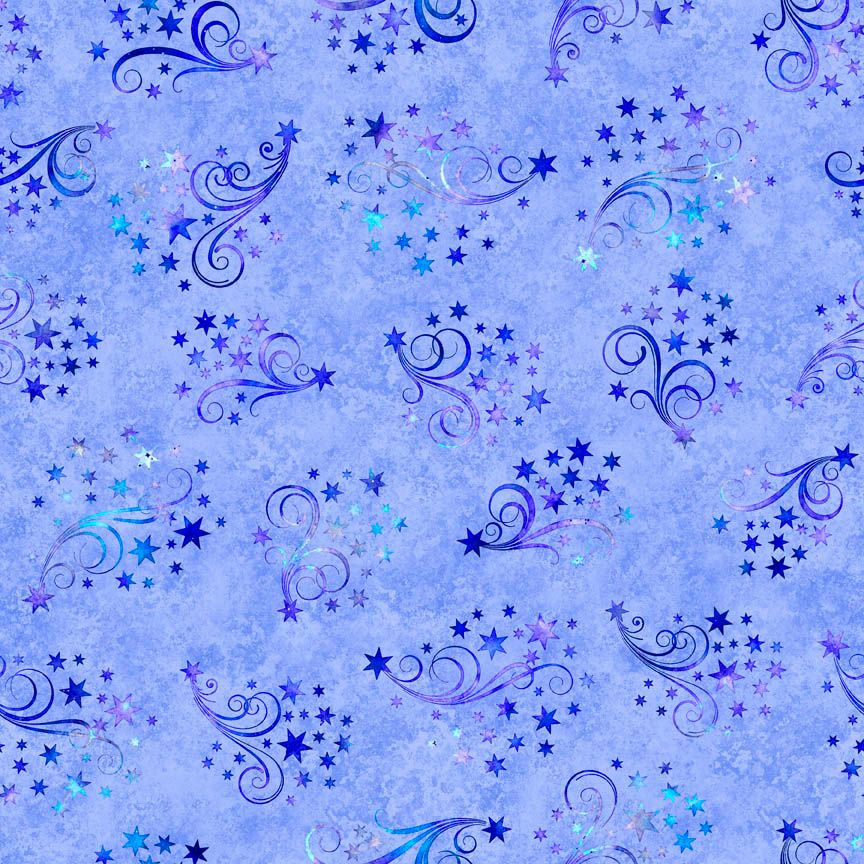 Lil' Wizards Star and Scroll Blue 30554-B
