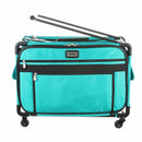 Tutto Sewing Machine Case On Wheels Large 22 in Turquoise