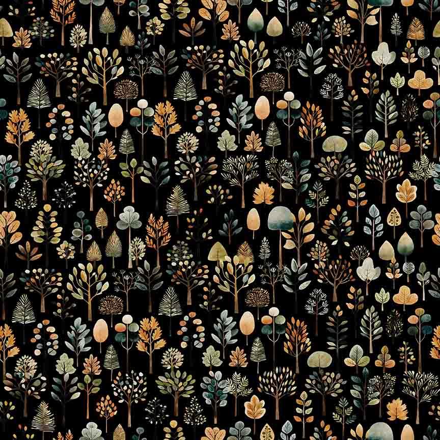 Bigfoot Trees Black 30996 J