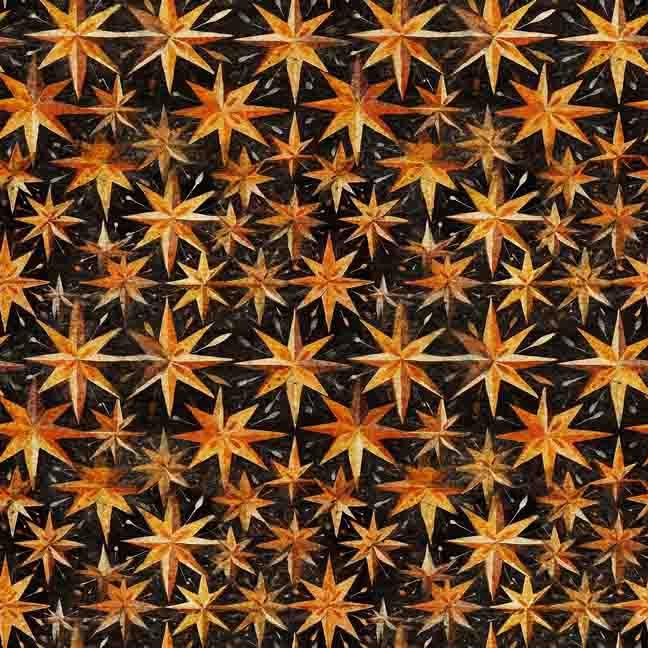 Creepin' it Real Stars Black 30390-J