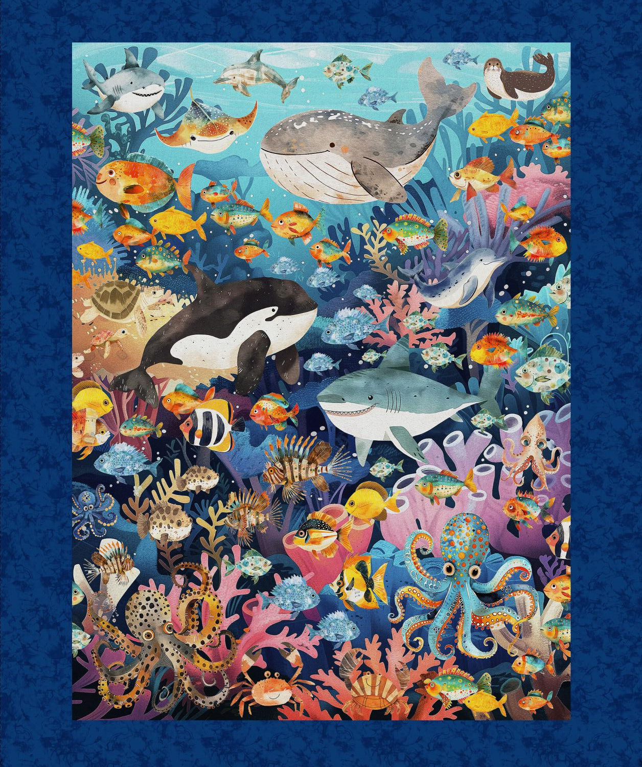 Deep Sea Dazzle Undersea Panel 31193 N