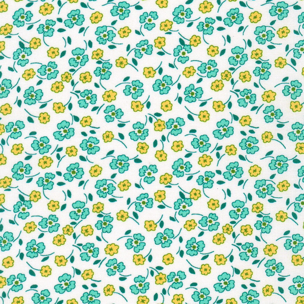 Flowerhouse: Little Blossoms Azure FLHD-21887-64