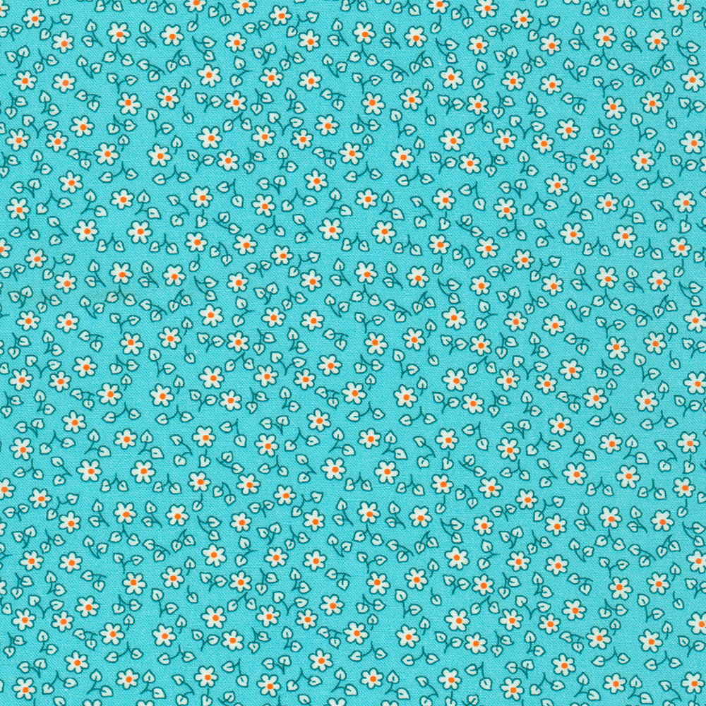 Flowerhouse: Little Blossoms Azure FLHD-21888-64