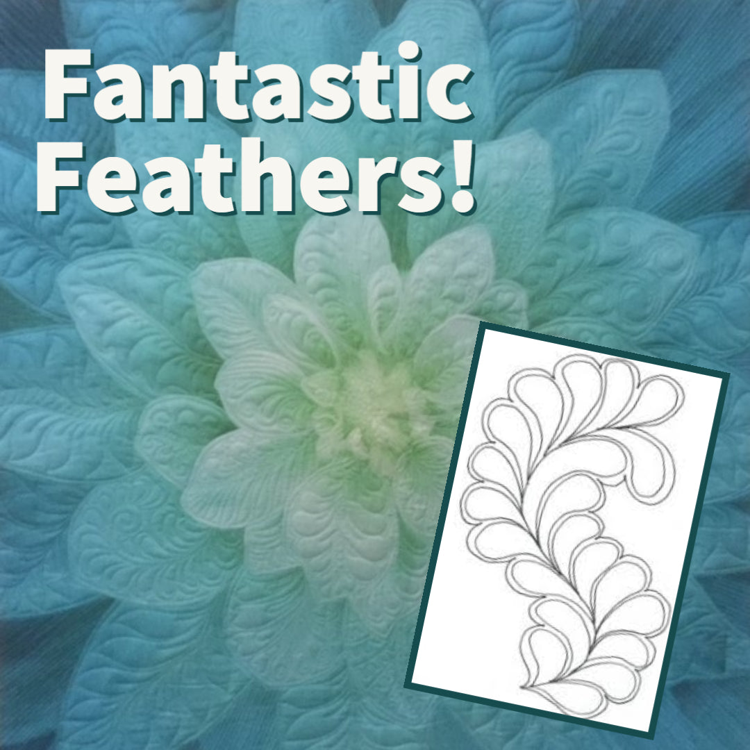 Fri, Mar 27th at UC - Fantastic Feathers Quilting Class 10:30-2:30pm
