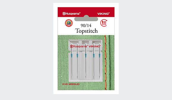 Husqvarna Viking Top Stitch Needles 90/14 5-pack