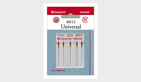 Husqvarna Viking Universal Needles 80/12 5-Pack