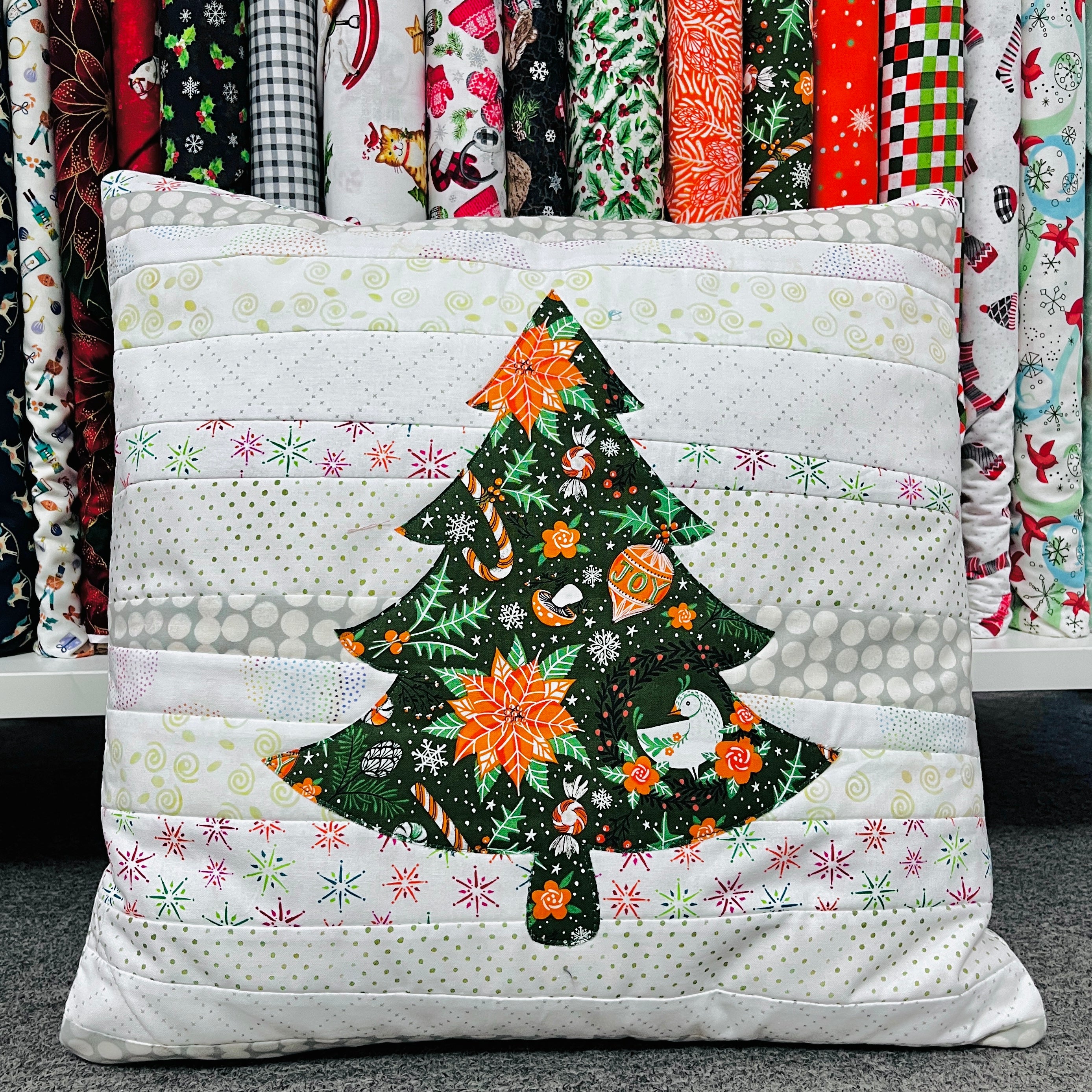 Christmas Tree Pillow Class