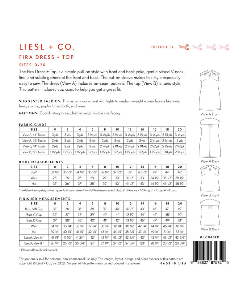 Liesl & Co. - Fira Dress + Top