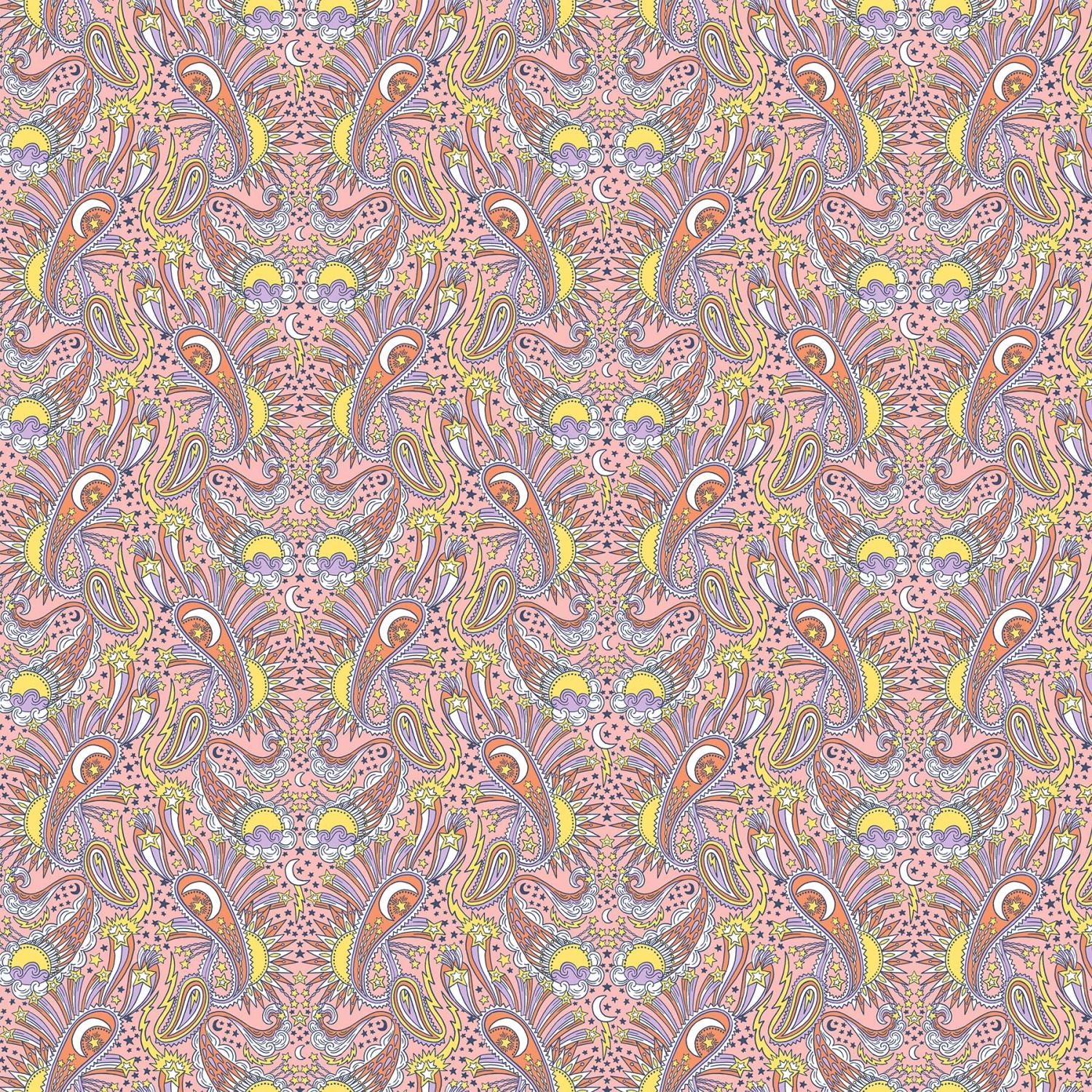 Magic Garden Celeste Paisley Orange 90709-56