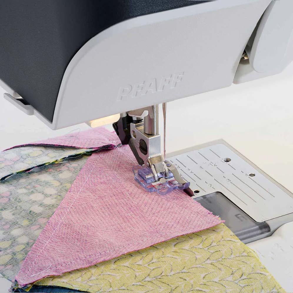 PFAFF Clear 1/4 Inch Right Guide Foot for IDT System