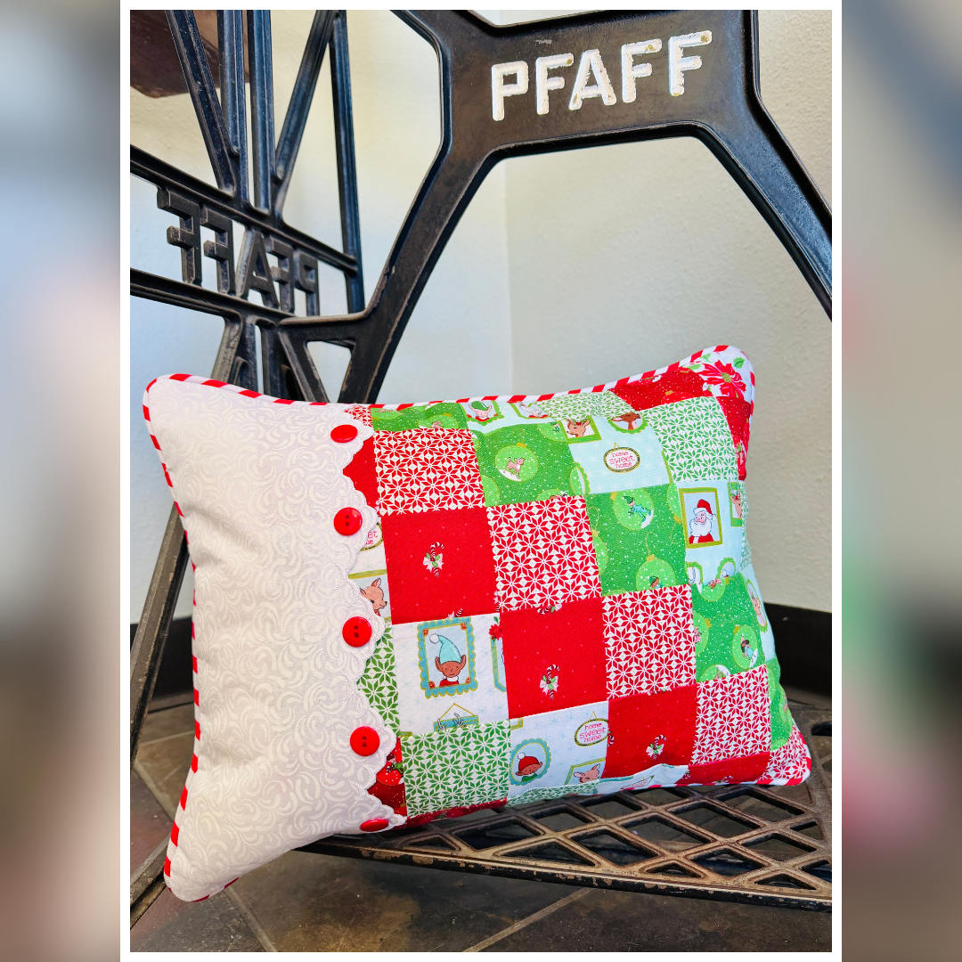 Thu, Aug 13th at UC - Pfaff Viking Technique Club: Christmas Pillow 10:30-2pm