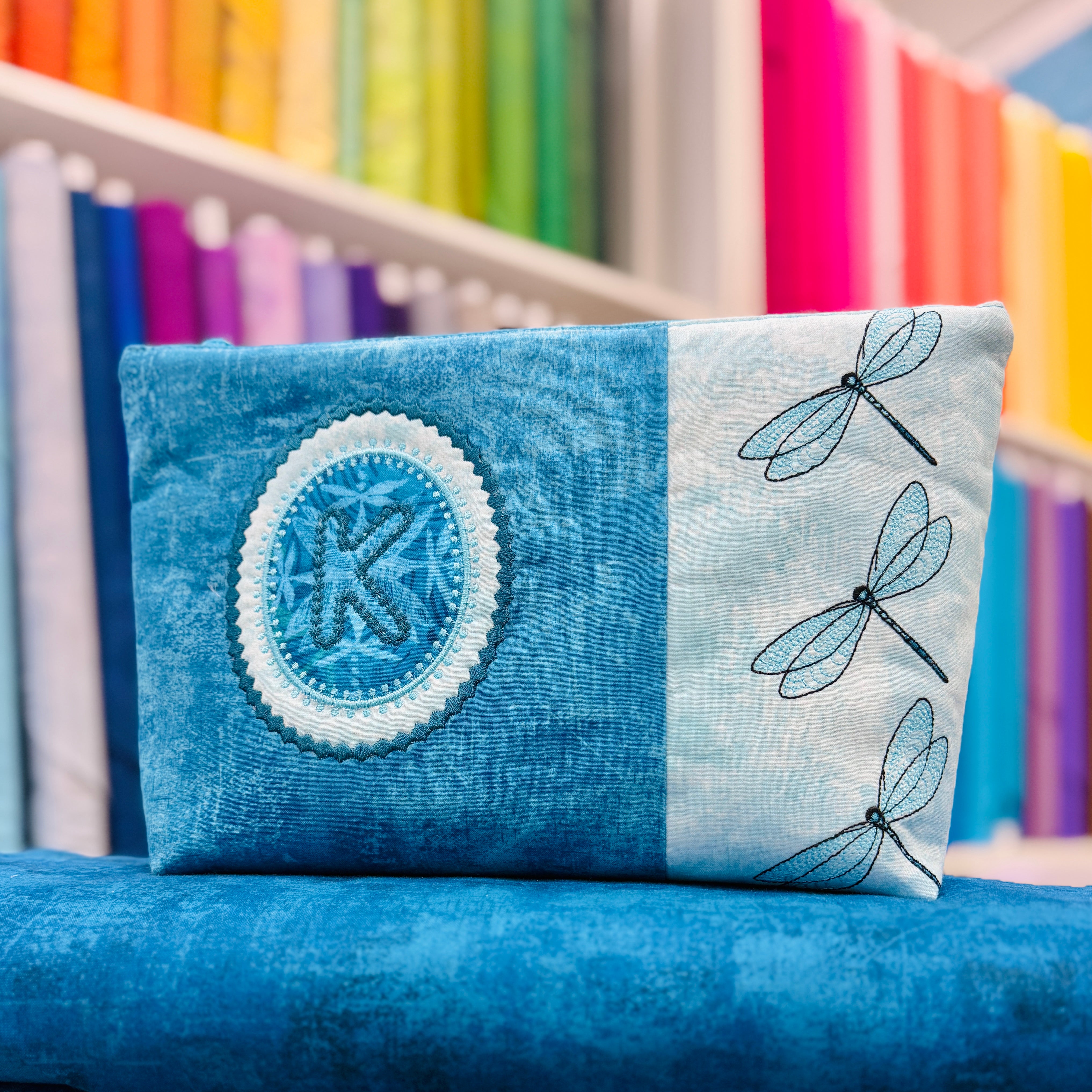 Thu, Jul 9th at UC - Pfaff Viking Technique Club: Embroidered Zipper Pouch 10:30-2pm
