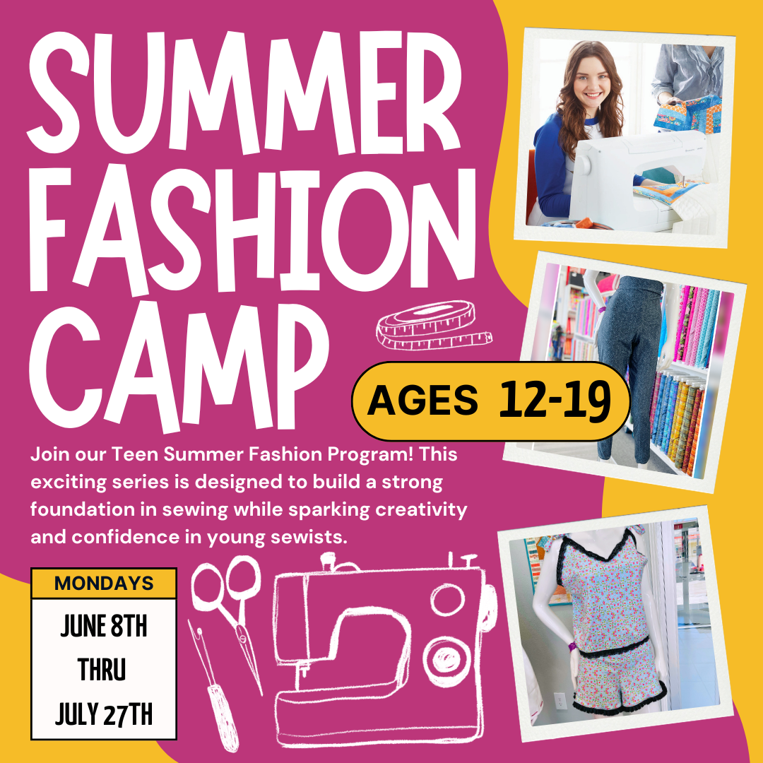 Mondays, Jun 8th thru Jul 27th at UC - Teen Fashion Camp 10:30am