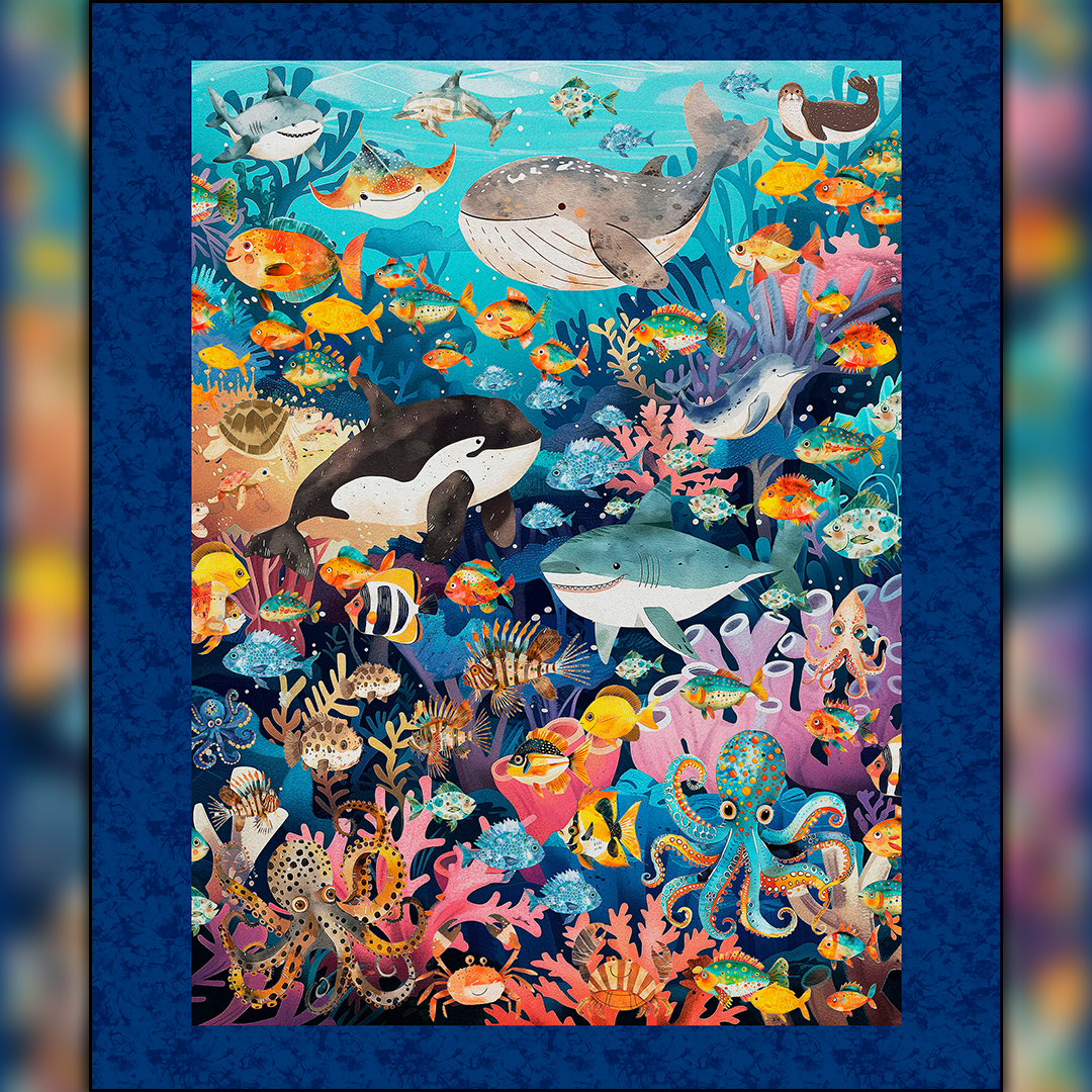 Deep Sea Dazzle Undersea Panel 31193 N