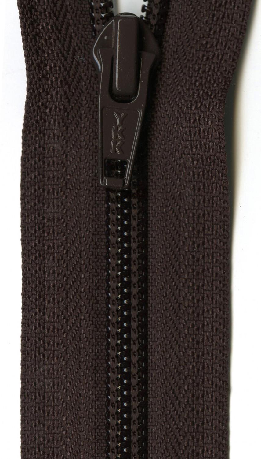 Ziplon Separating Zipper 24" Sable Brown