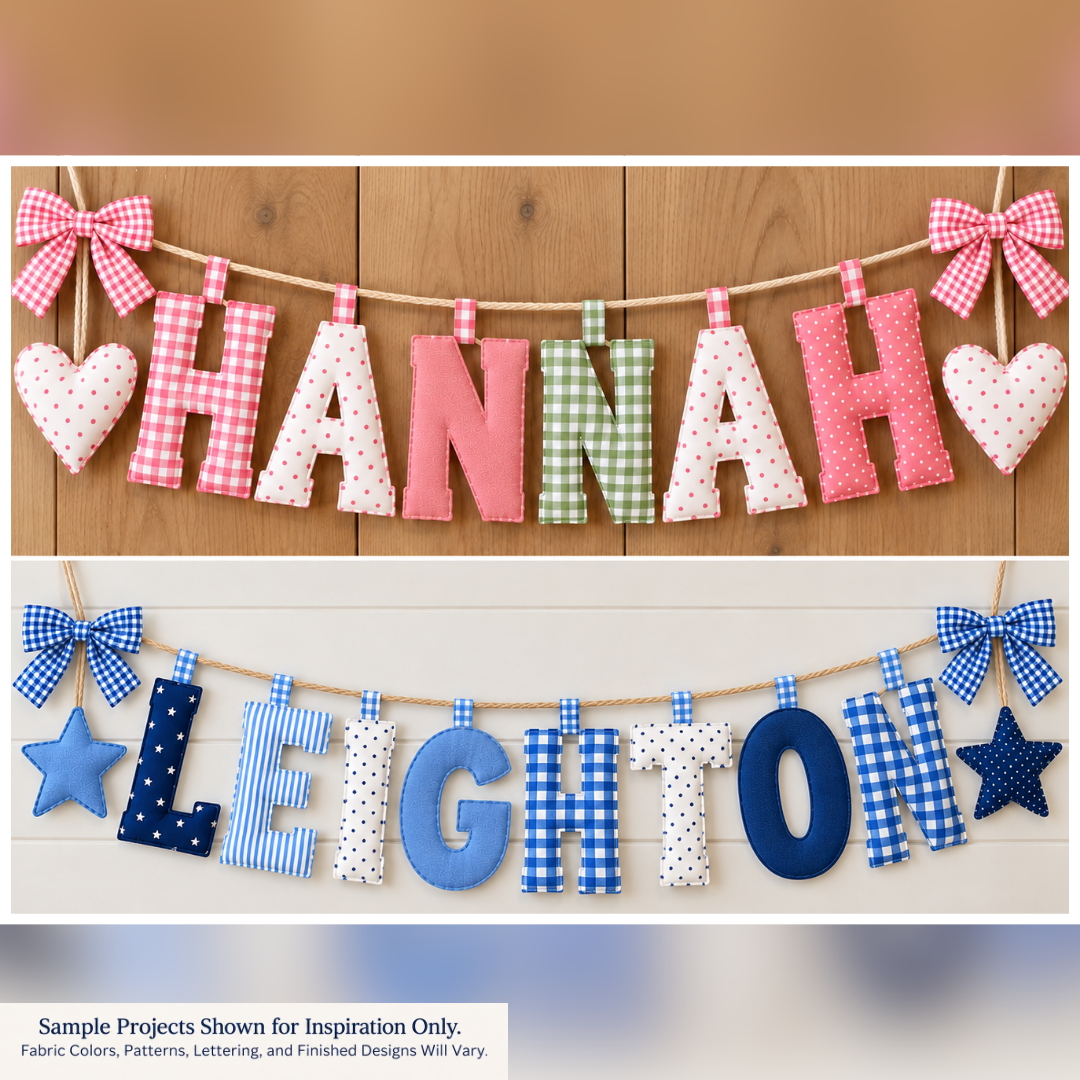 11/28/2026 at UC - Fabric Letter Banner All-Inclusive Workshop 10:30-1:30pm