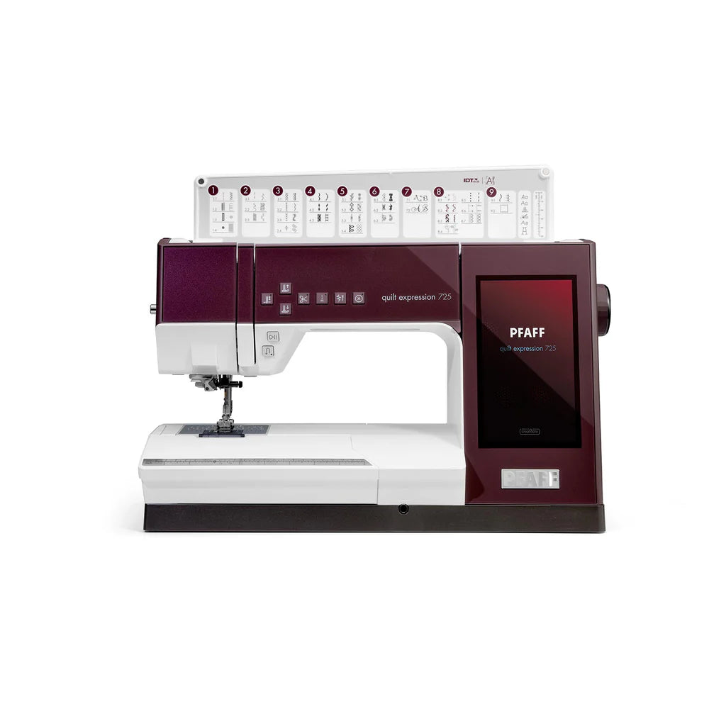 PFAFF® quilt expression™ 725 Sewing Machine – Precision Quilting & Creativity