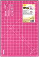 Double Sided, Self Healing Rotary Mat Pink 12"x18"