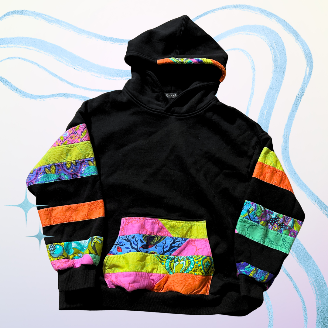 11/18/2026 at UC - Upcycled Patchwork Sweatshirt Class 10:30-2pm