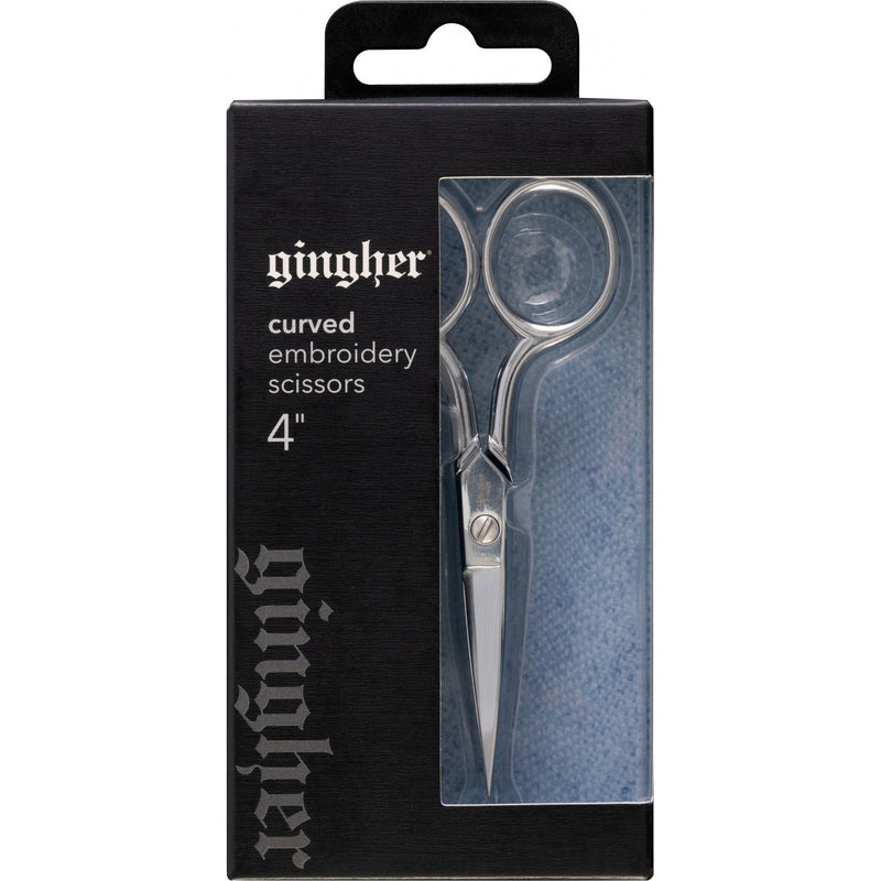 GINGHER 4'' CURVED EMBROIDERY