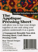 APPLIQUE PRESSING SHEET